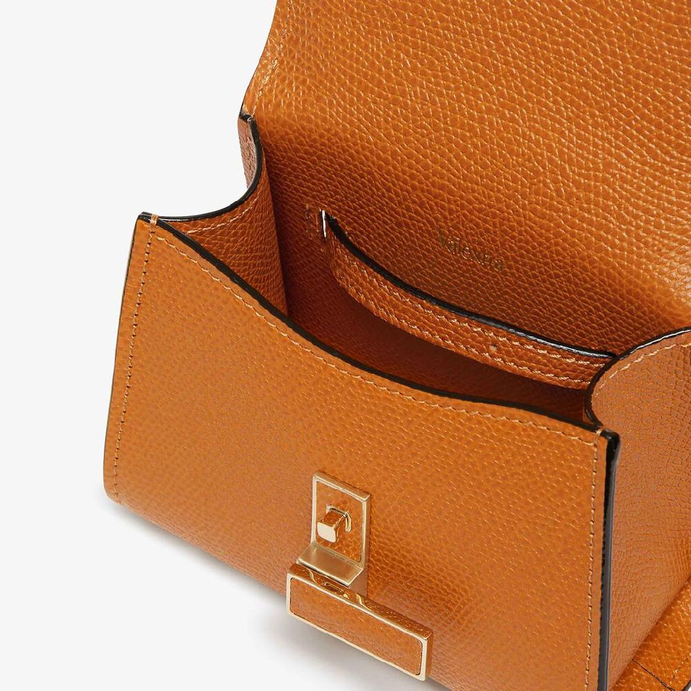 Valextra Borsa Cintura In Pelle Marrone Con Tracolla | Valextra Iside