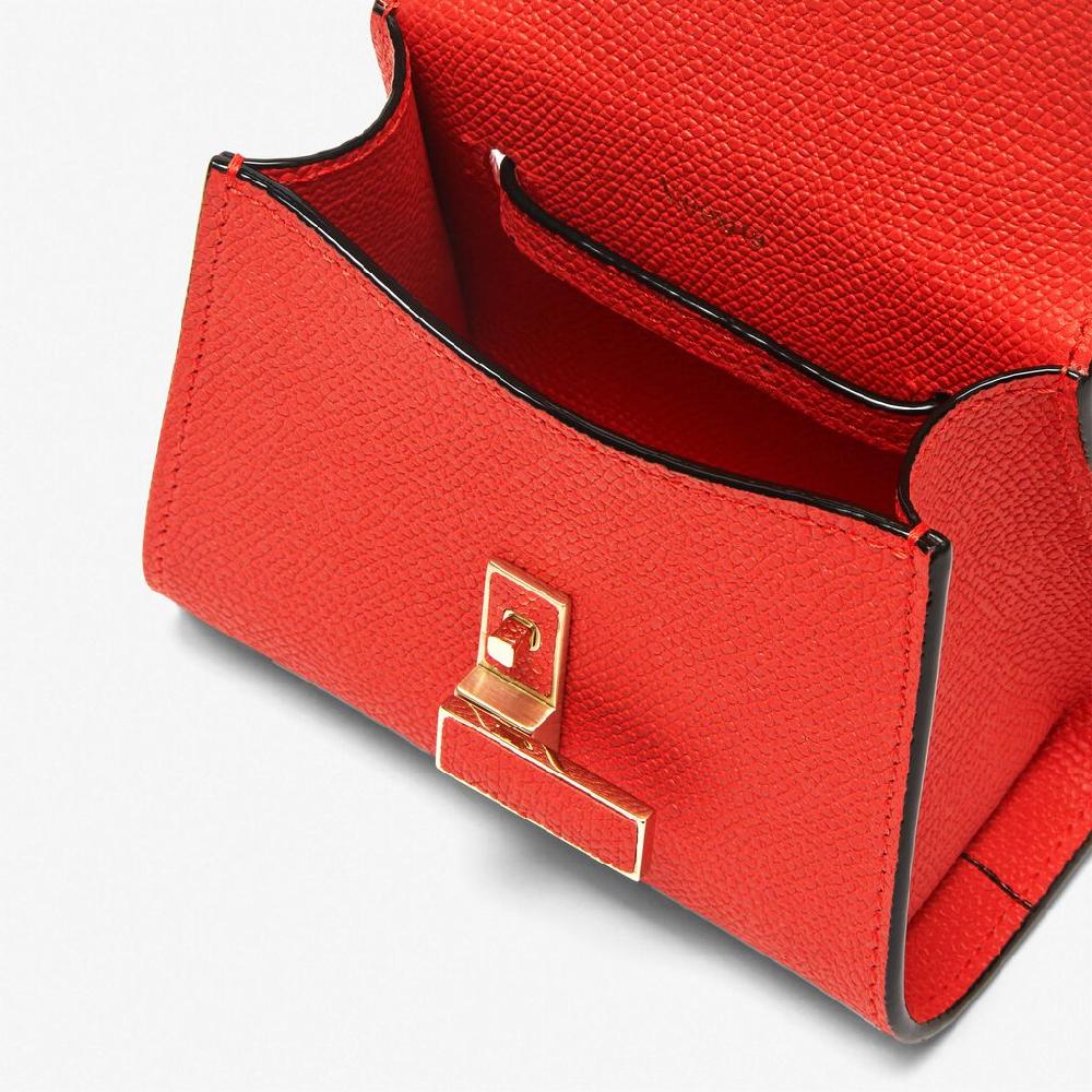 Valextra Borsa Cintura Piccola In Pelle Rosso Papavero | Valextra Iside