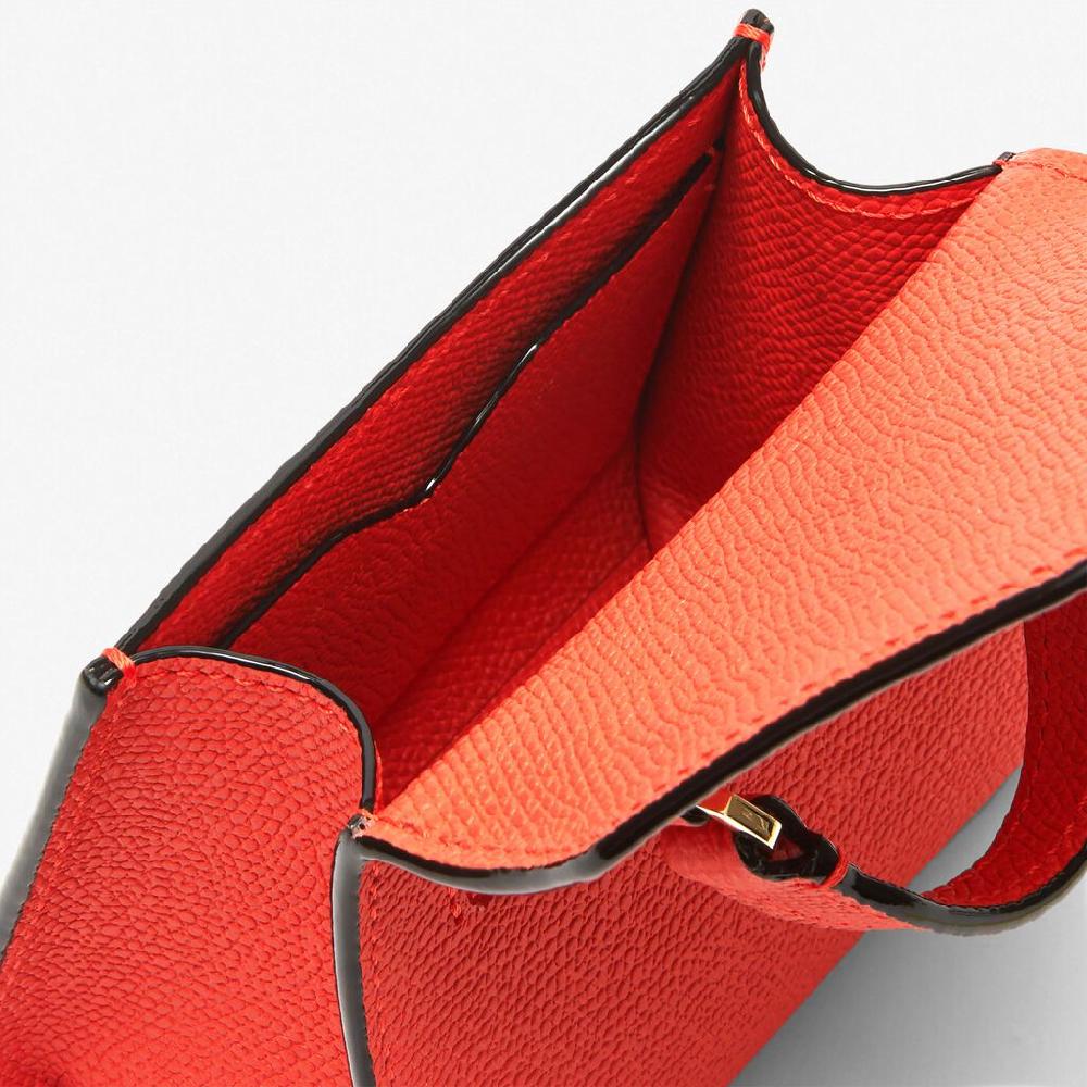 Valextra Borsa Cintura Piccola In Pelle Rosso Papavero | Valextra Iside