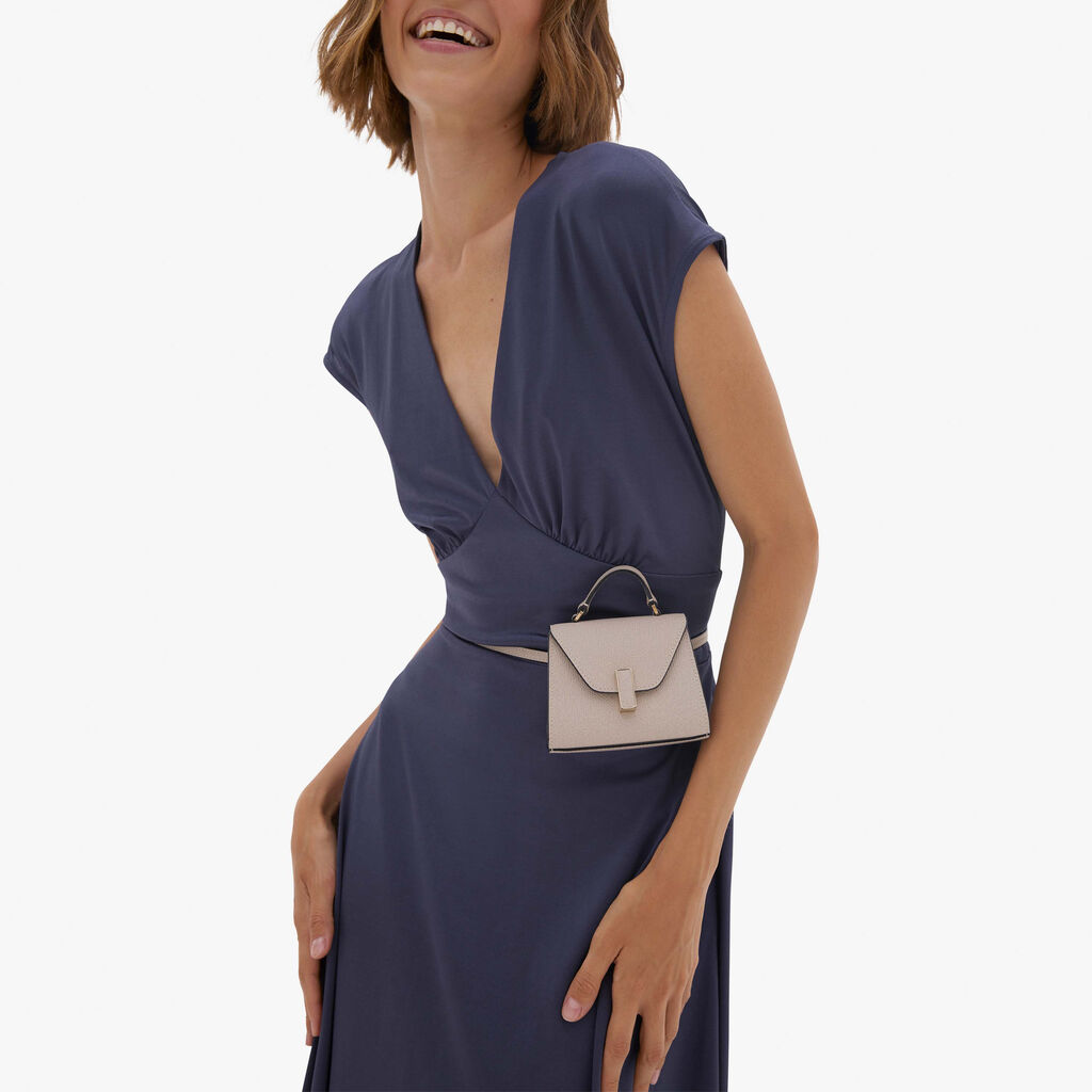 Valextra Borsa Da Cintura In Pelle Beige Con Tracolla | Valextra Iside