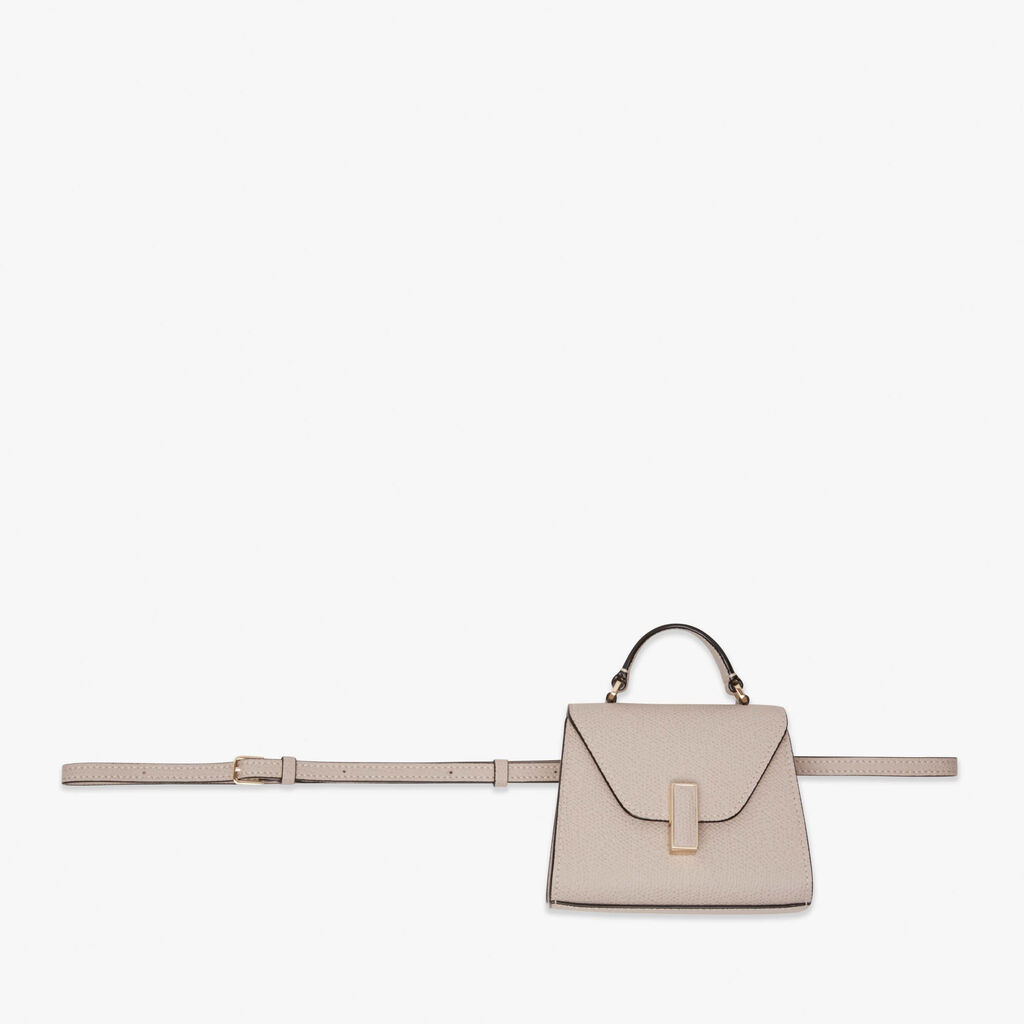 Valextra Borsa da cintura in pelle beige con tracolla | Valextra Iside