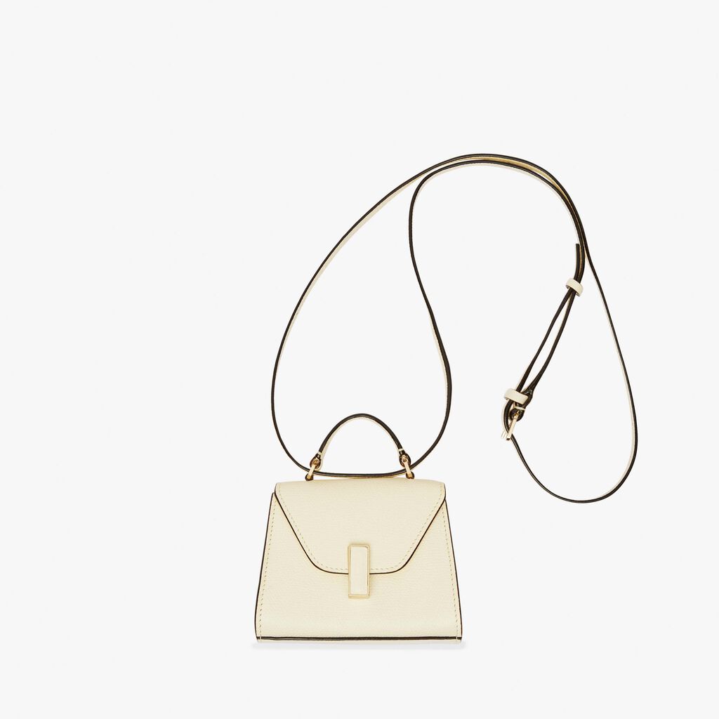 Valextra Borsa Da Cintura In Pelle Bianca Con Tracolla | Valextra Iside