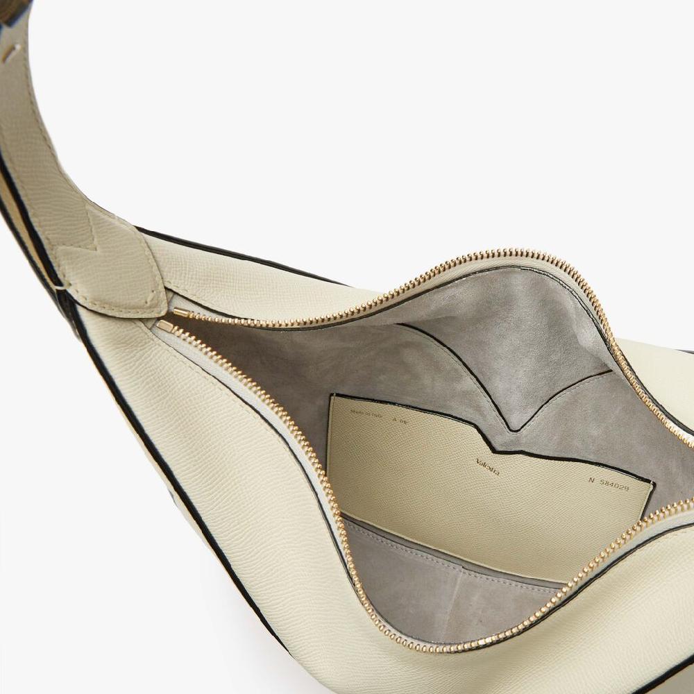 Valextra Borsa Hobo Da Donna Di Lusso In Pelle Bianca | Valextra Vivi