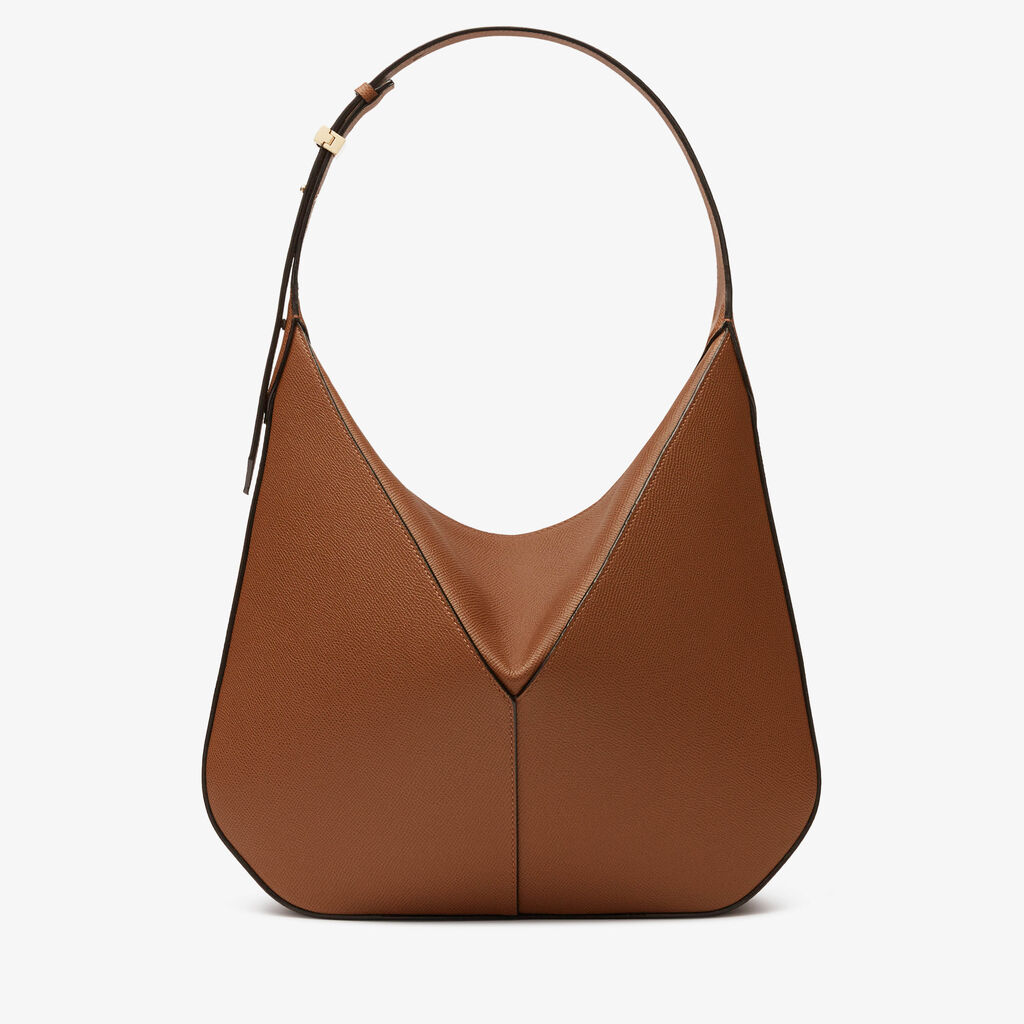 Valextra Borsa hobo da Donna di Lusso in pelle Marrone | Valextra Vivi