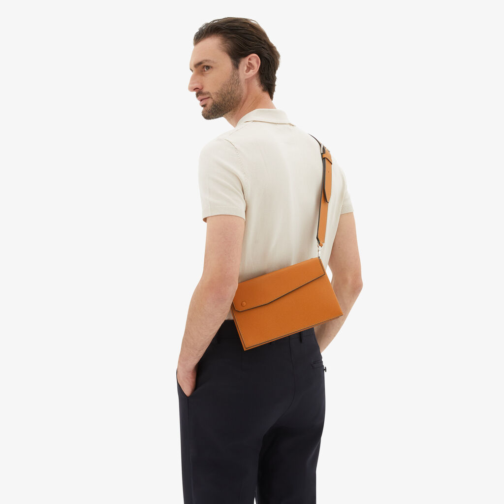 Valextra Borsa Marsupio Da Uomo In Pelle Marrone | Valextra Pocket