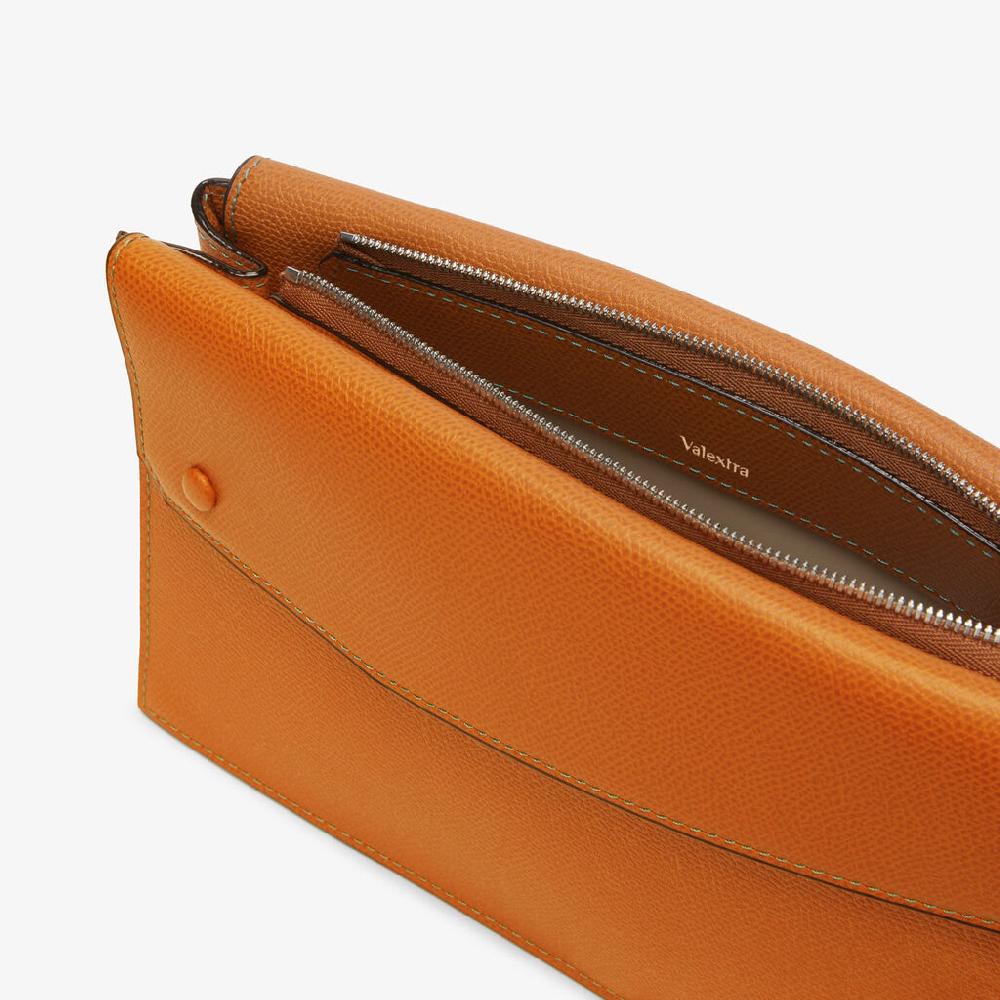 Valextra Borsa Marsupio Da Uomo In Pelle Marrone | Valextra Pocket