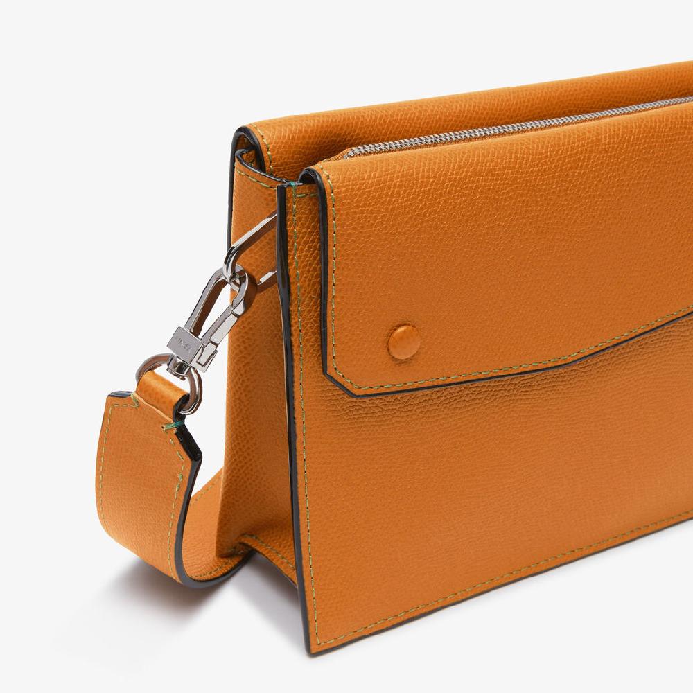 Valextra Borsa Marsupio Da Uomo In Pelle Marrone | Valextra Pocket