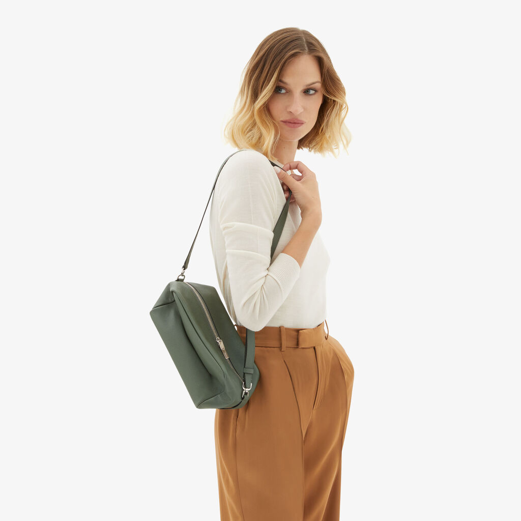 Valextra Borsa Origami Da Donna In Pelle Verde Di Lusso | Valextra