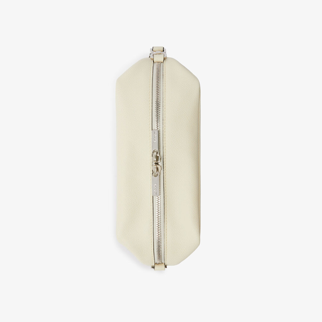 Valextra Borsa Origami Mini Da Uomo In Pelle Bianca | Valextra