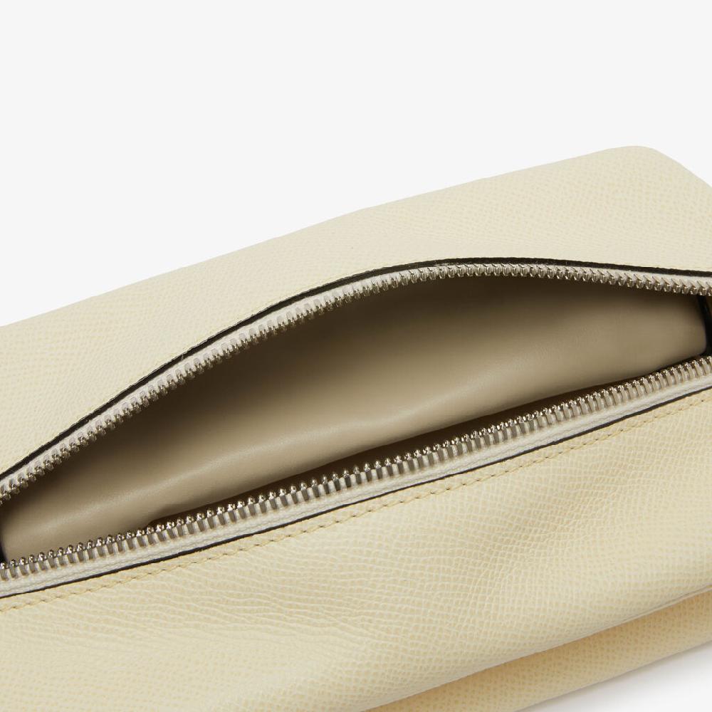 Valextra Borsa Origami Mini Da Uomo In Pelle Bianca | Valextra