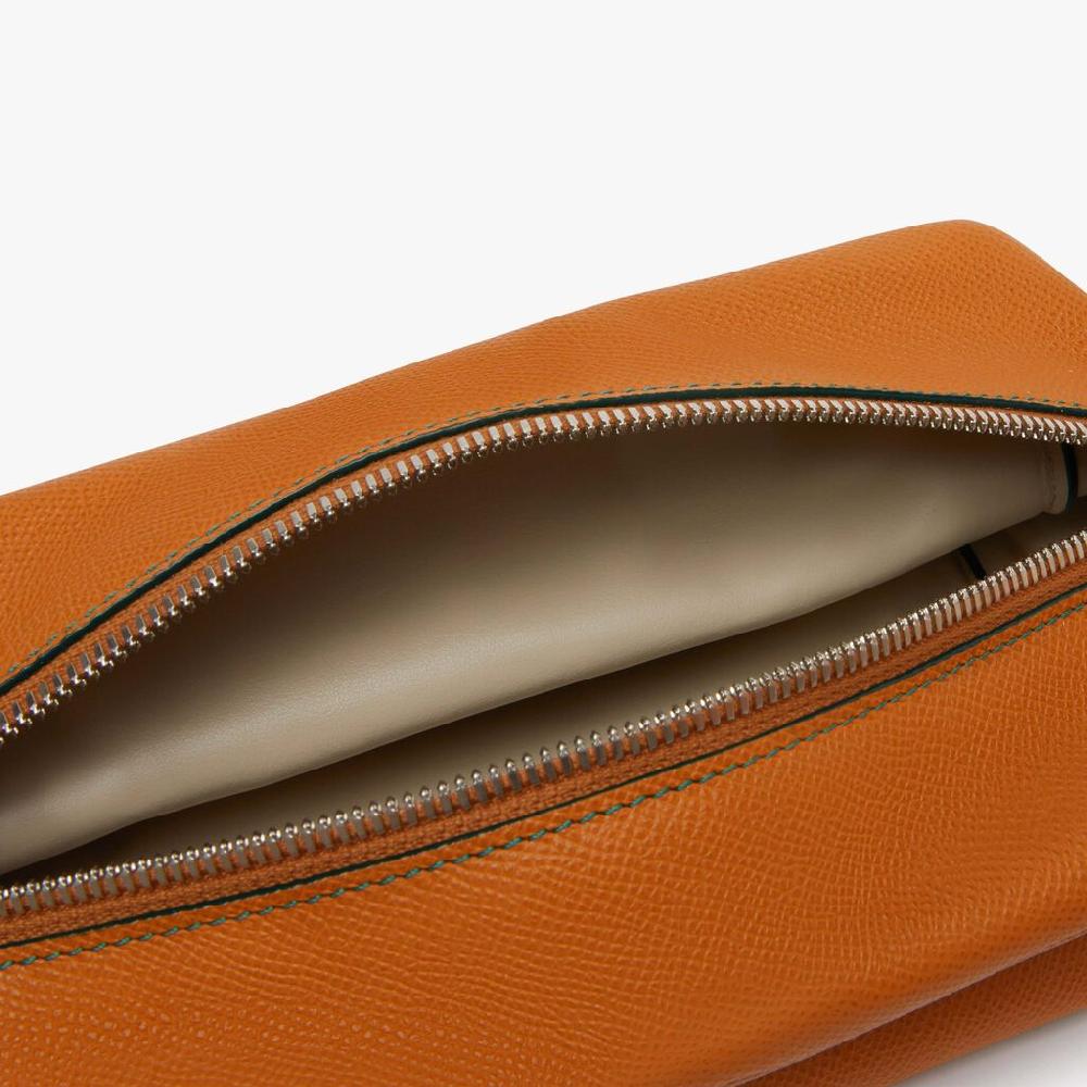 Valextra Borsa Origami Mini Da Uomo In Pelle Marrone | Valextra