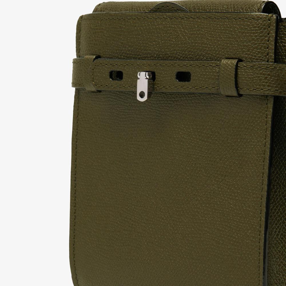 Valextra Borsa Piccola Da Donna In Pelle Verde Militare | Valextra Brera