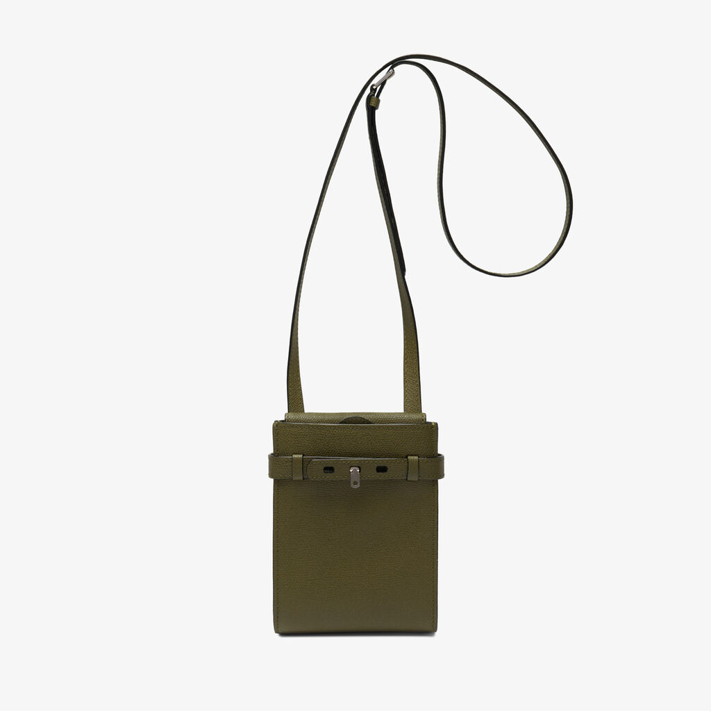 Valextra Borsa piccola da Donna in Pelle Verde Militare | Valextra Brera