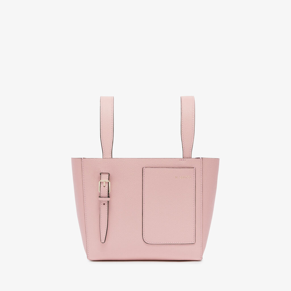 Valextra Borsa Secchiello da Donna di Lusso in Pelle Rosa | Valextra Soft