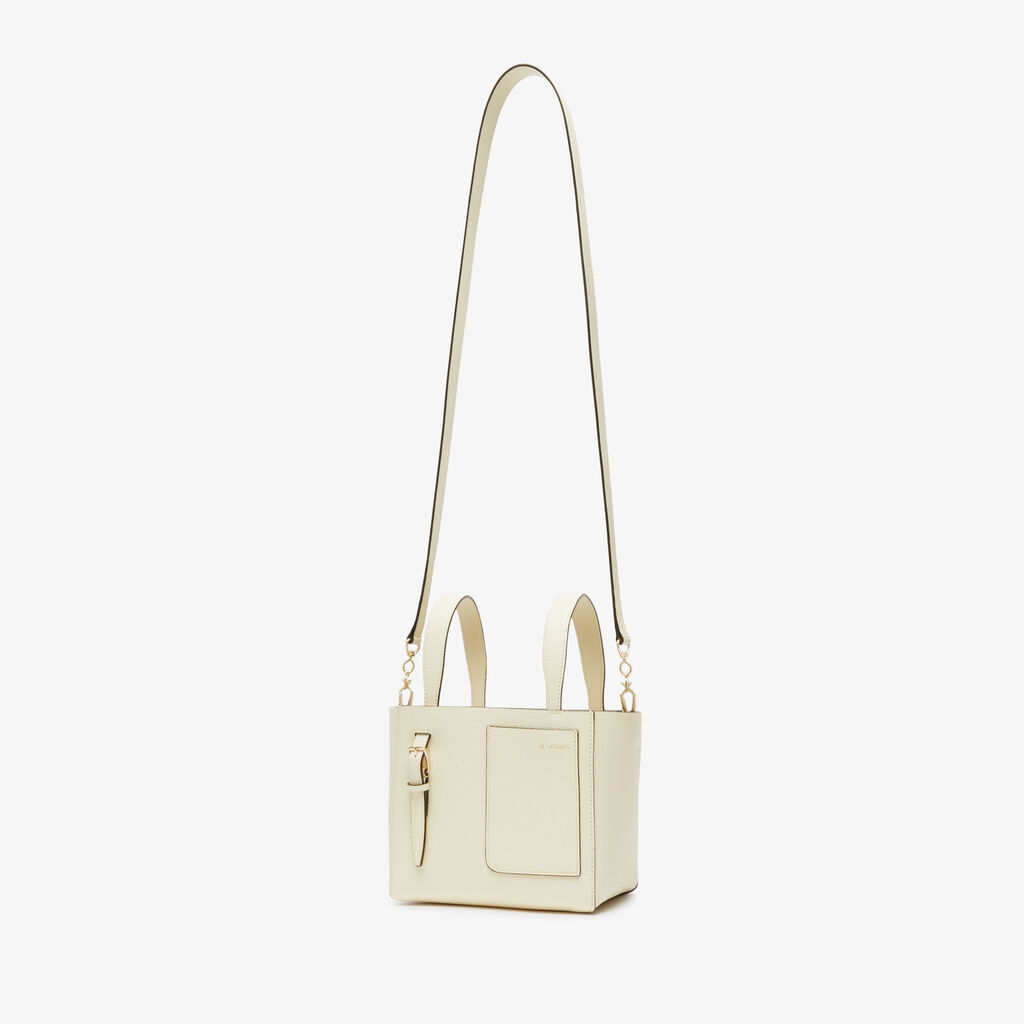 Valextra Borsa Secchiello Da Donna In Pelle Bianca | Valextra Soft