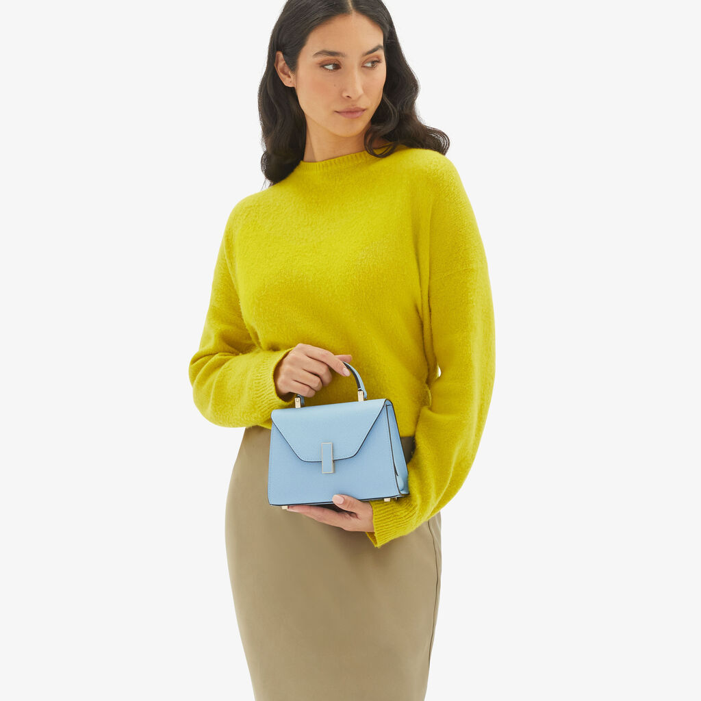 Valextra Borsa Tracolla Da Donna In Pelle Rigida Blu | Valextra Iside