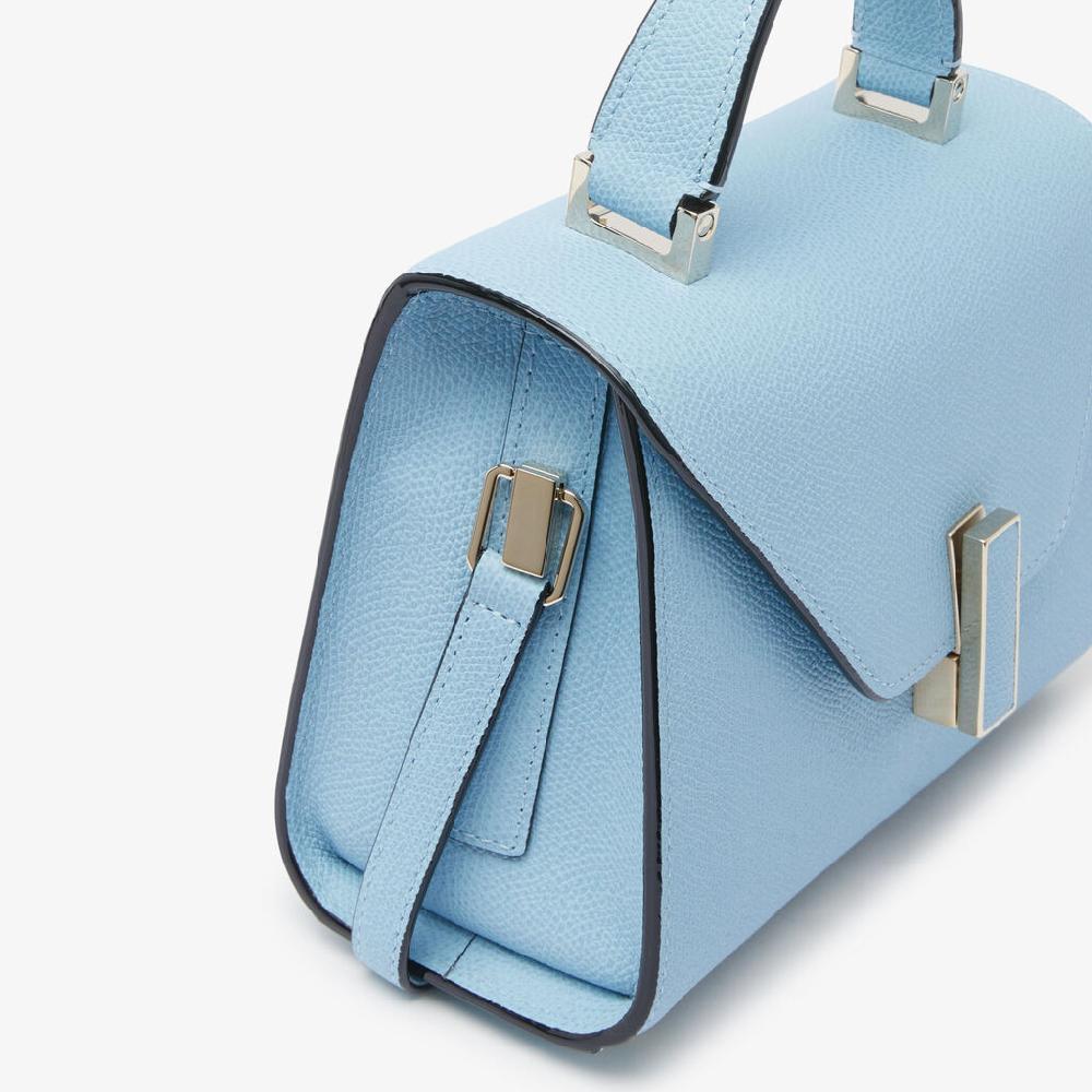 Valextra Borsa Tracolla Da Donna In Pelle Rigida Blu | Valextra Iside