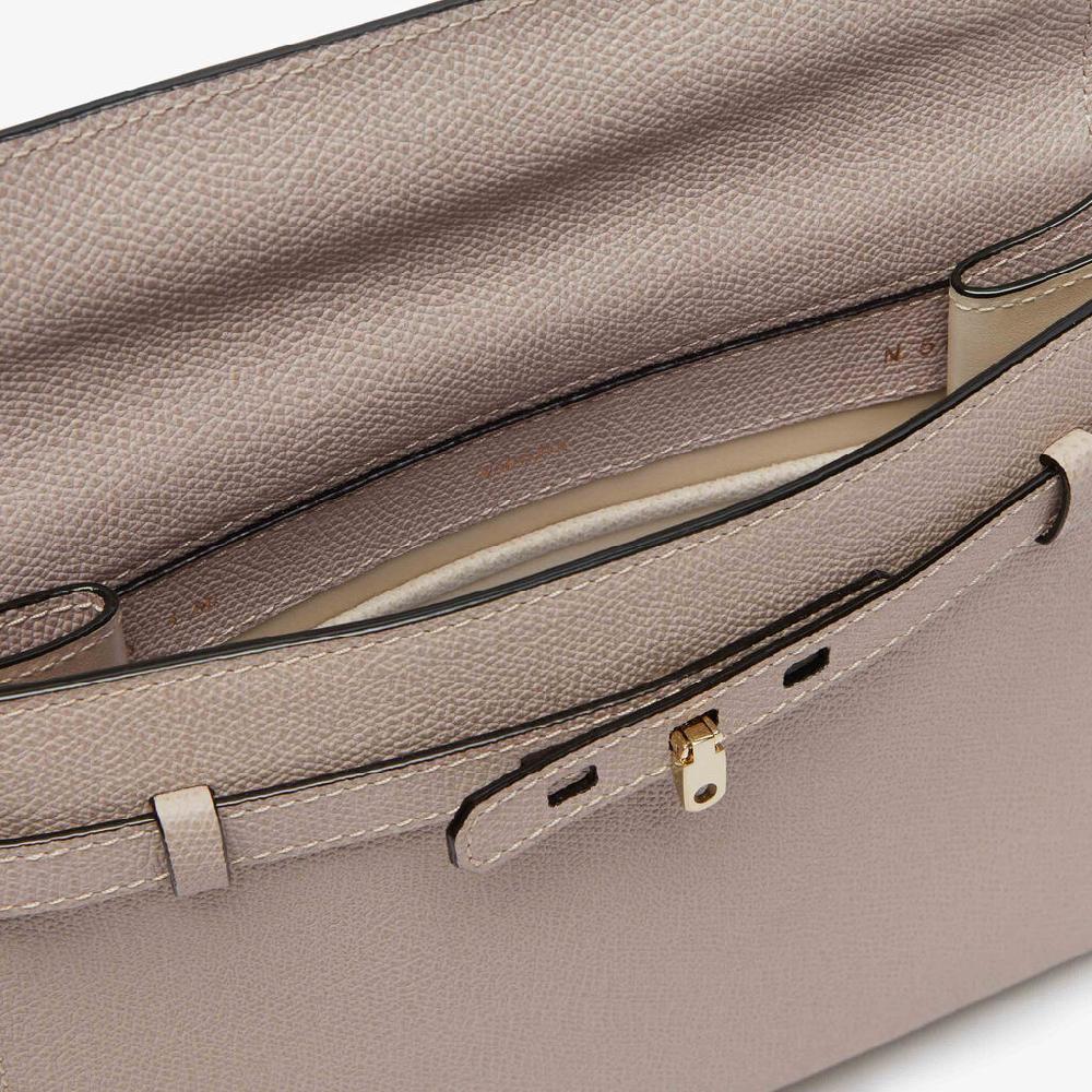 Valextra Borsa Tracolla Da Donna In Pelle Rosa Nude | Valextra Brera