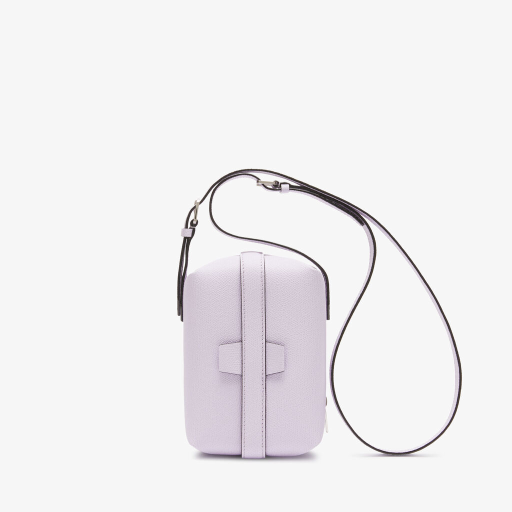 Valextra Borsa tracolla Donna di Lusso in Pelle Lilla | Valextra Tric Trac