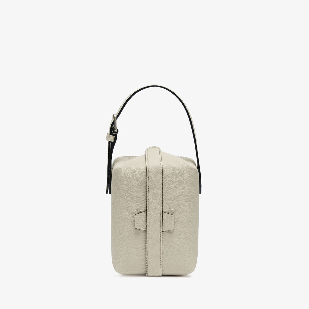 Valextra Borsa Tric Trac | Pelle Di Vitello Millepunte | Grigio Lino | Valextra