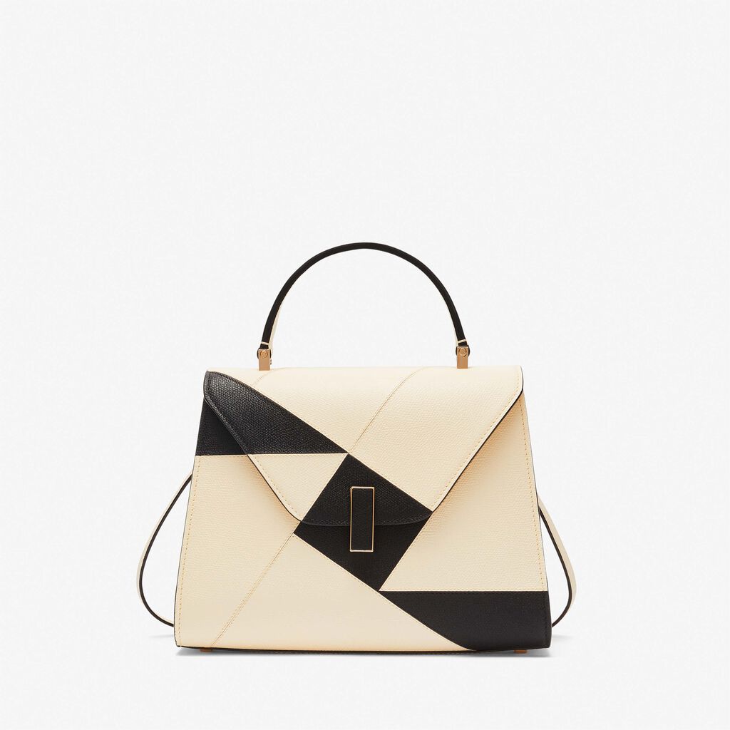 Valextra Borsetta a mano da Donna Bianca e Nera | Valextra Iside