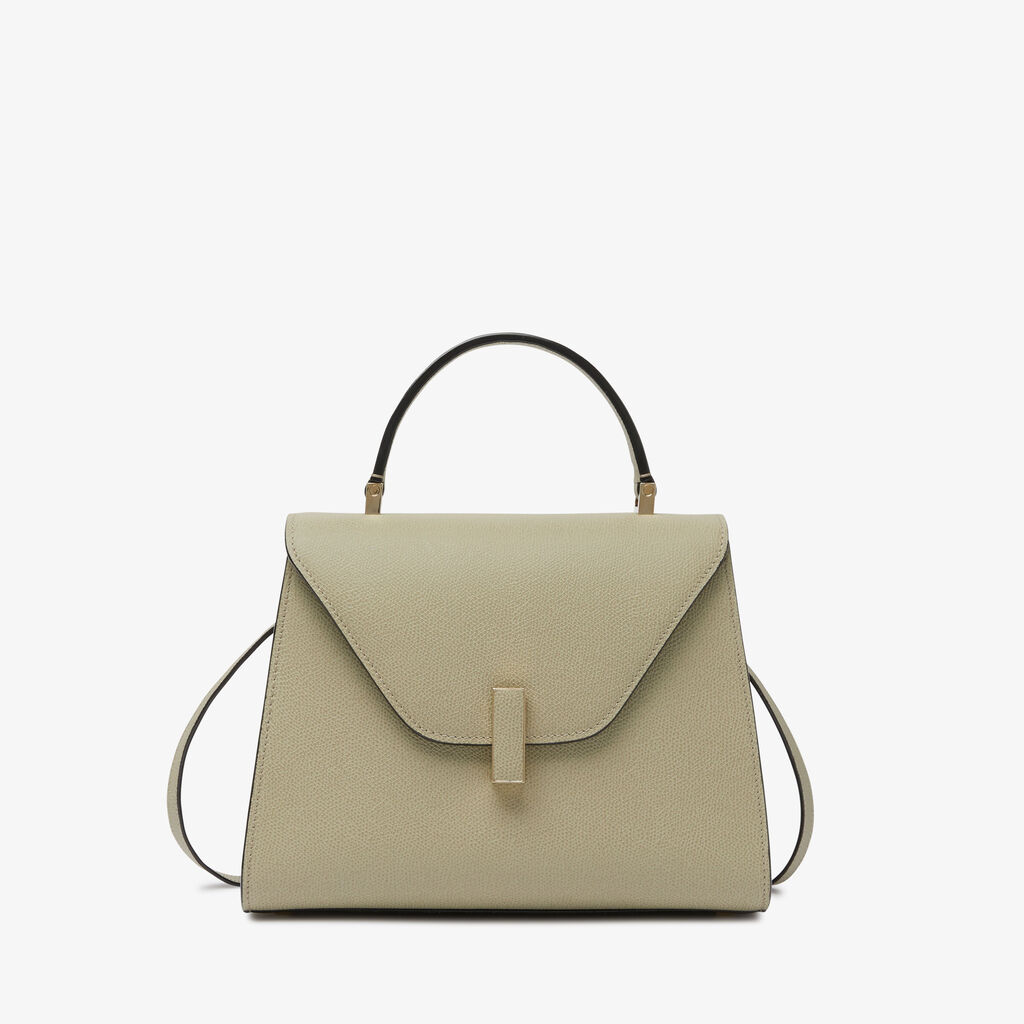 Valextra Borsetta a mano da Donna Media in Pelle Verde tundra | Valextra Iside