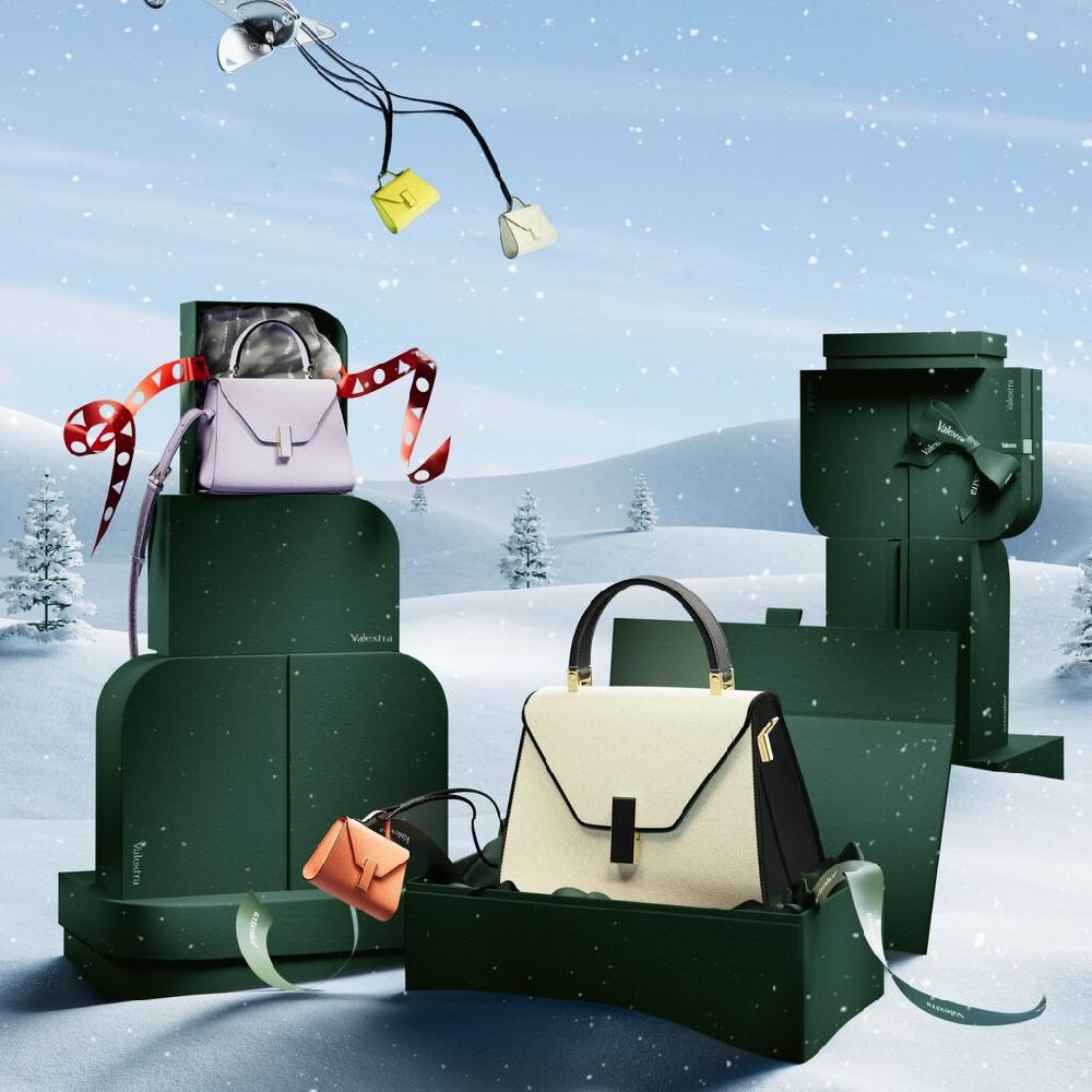 Valextra Borsetta A Mano Elegante In Pelle Bianca | Valextra Iside