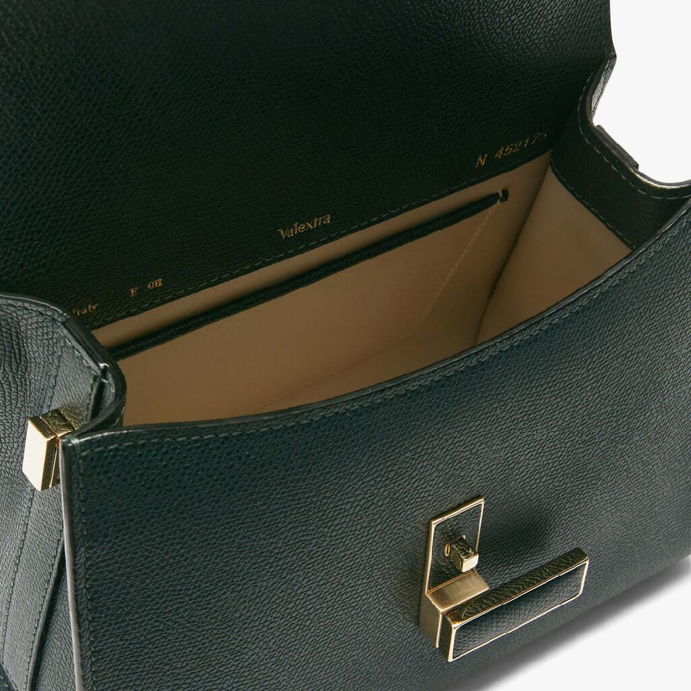 Valextra Borsetta A Mano Mini In Pelle Verde | Valextra Iside