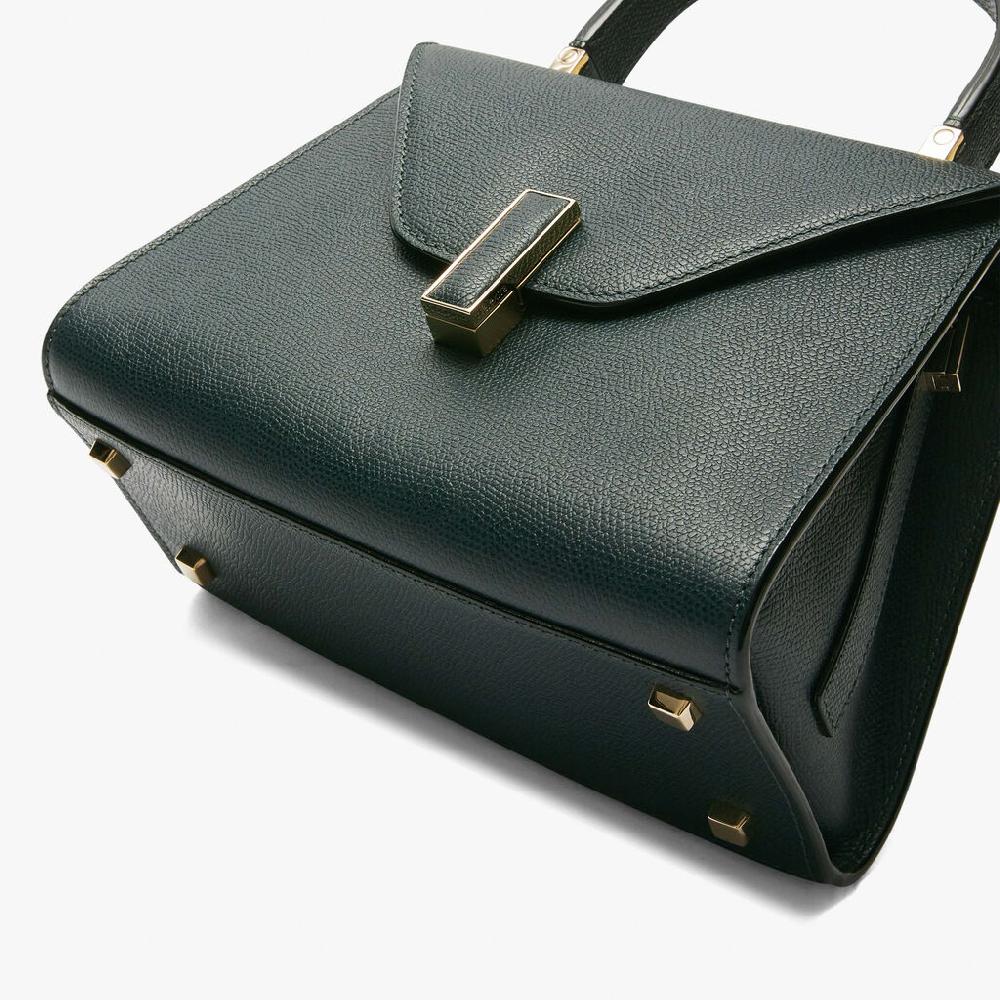 Valextra Borsetta A Mano Mini In Pelle Verde | Valextra Iside