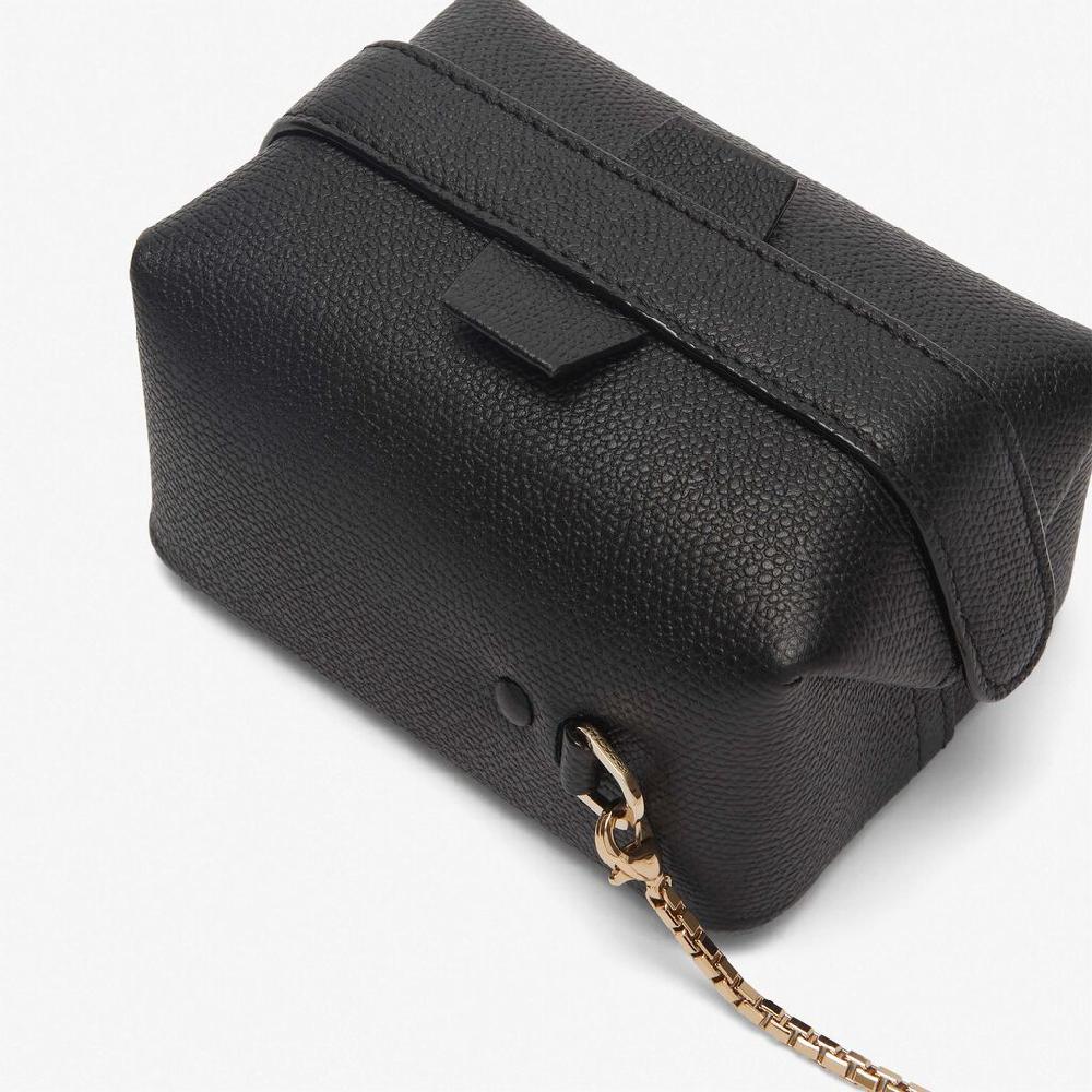 Valextra Borsetta A Tracolla Compatta In Pelle Nera | Valextra Tric Trac