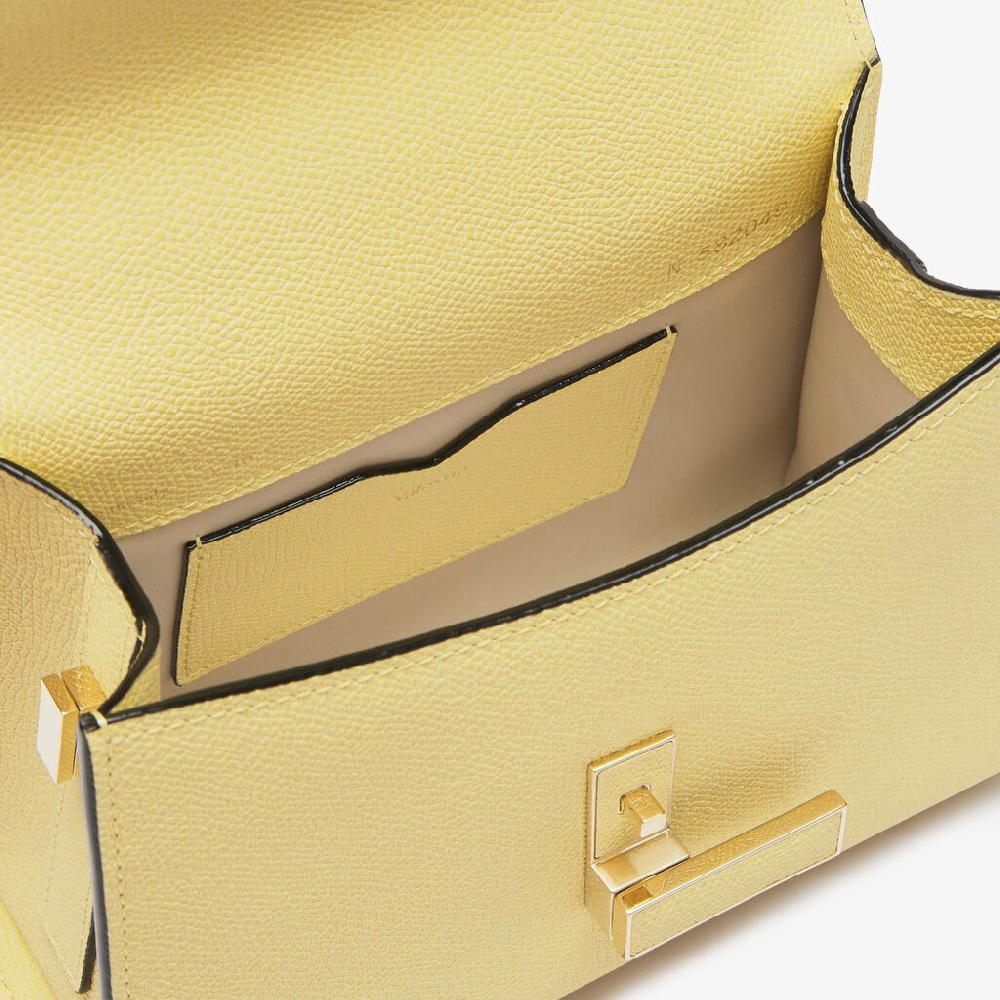 Valextra Borsetta A Tracolla Da Donna Di Lusso Gialla | Valextra Iside