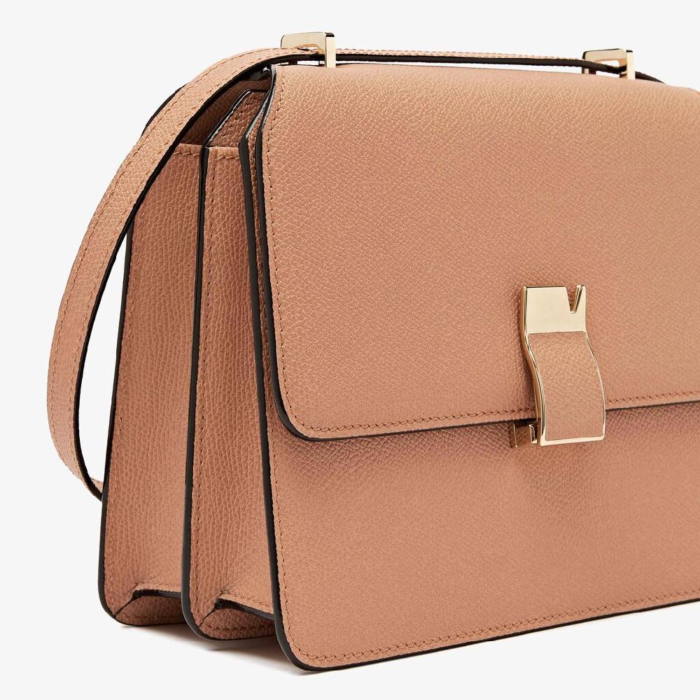 Valextra Borsetta A Tracolla Da Donna Di Lusso In Pelle Marrone | Valextra