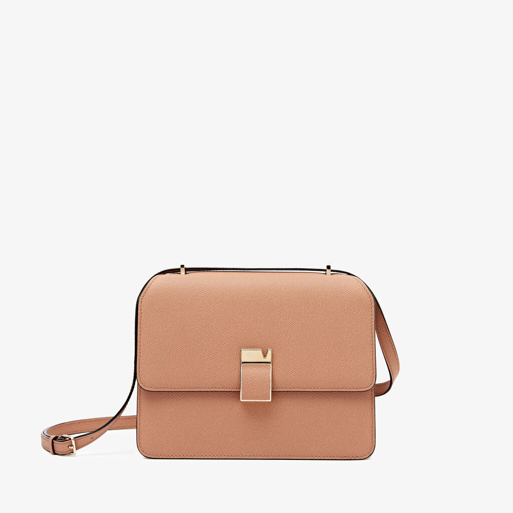 Valextra Borsetta a tracolla da Donna di Lusso in Pelle Marrone | Valextra