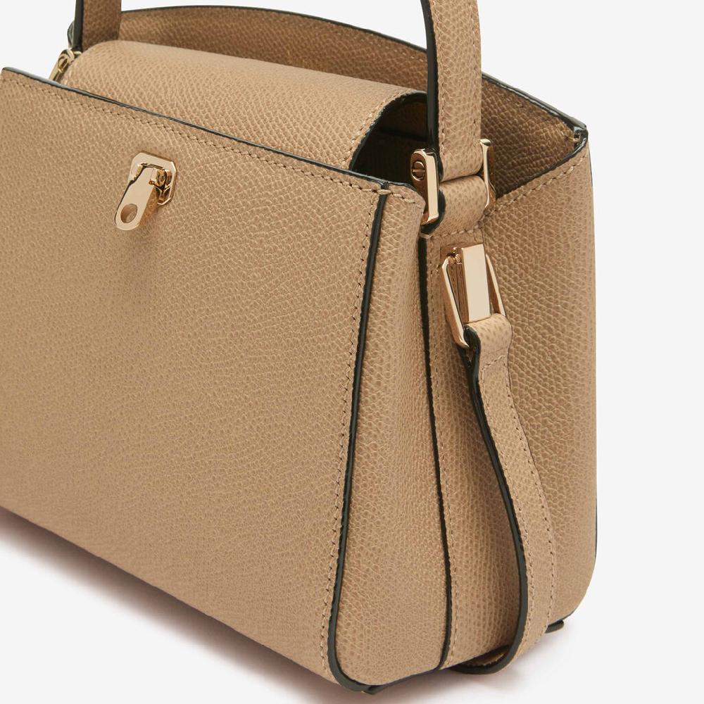Valextra Borsetta A Tracolla Da Donna In Pelle Beige | Valextra Brera