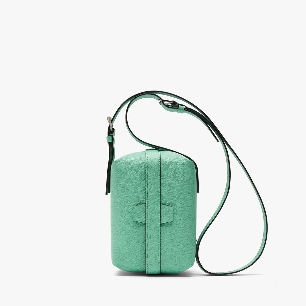 Valextra Borsetta a tracolla Mini in Pelle Verde | Valextra Tric Trac