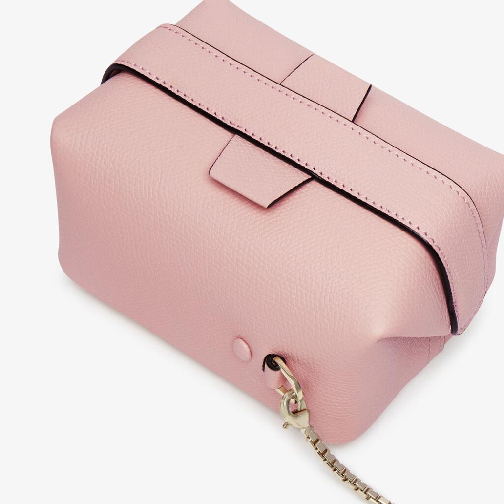 Valextra Borsetta Da Viaggio In Pelle Rosa | Valextra Tric Trac