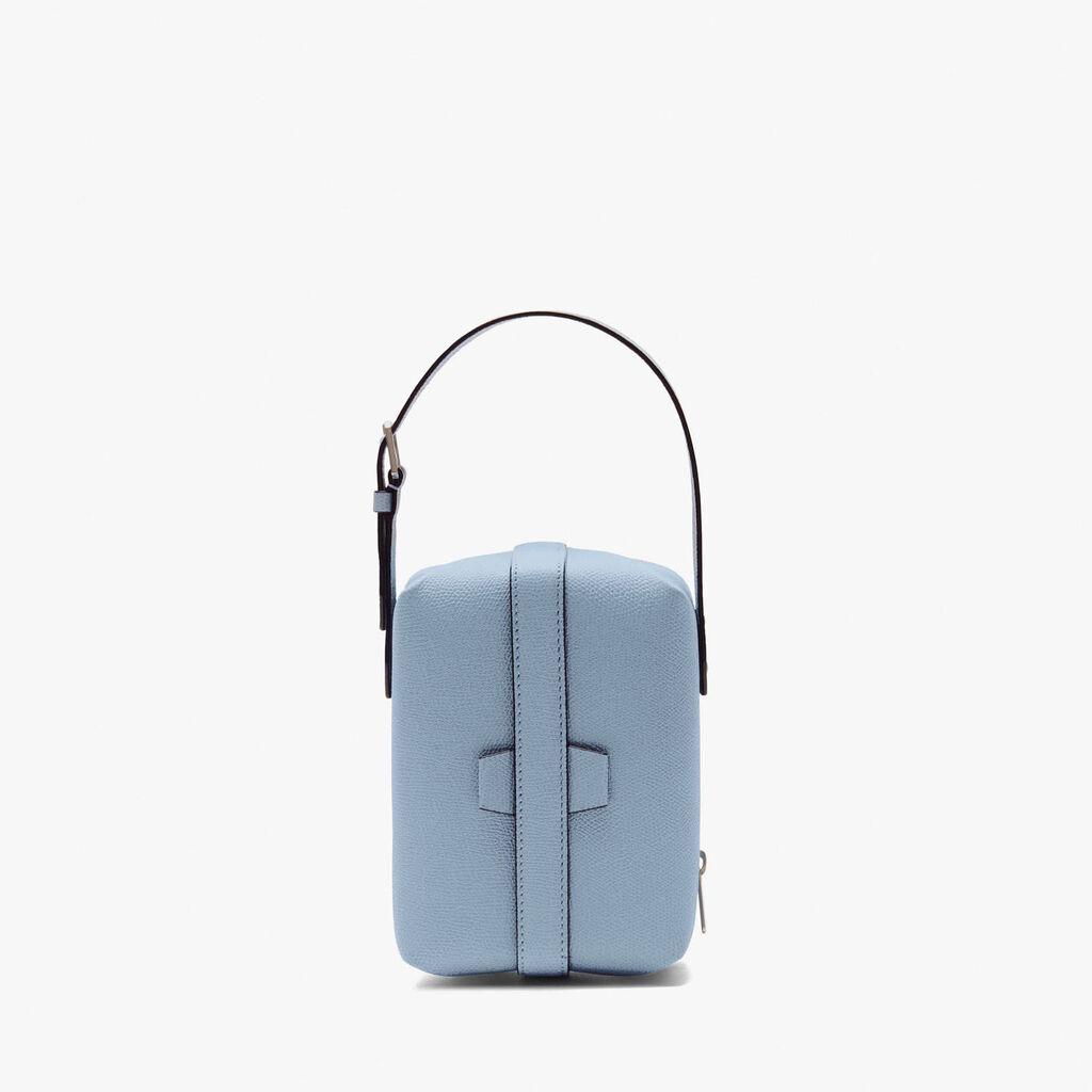 Valextra Borsetta In Pelle Azzurra Con Tracolla | Valextra Tric Trac