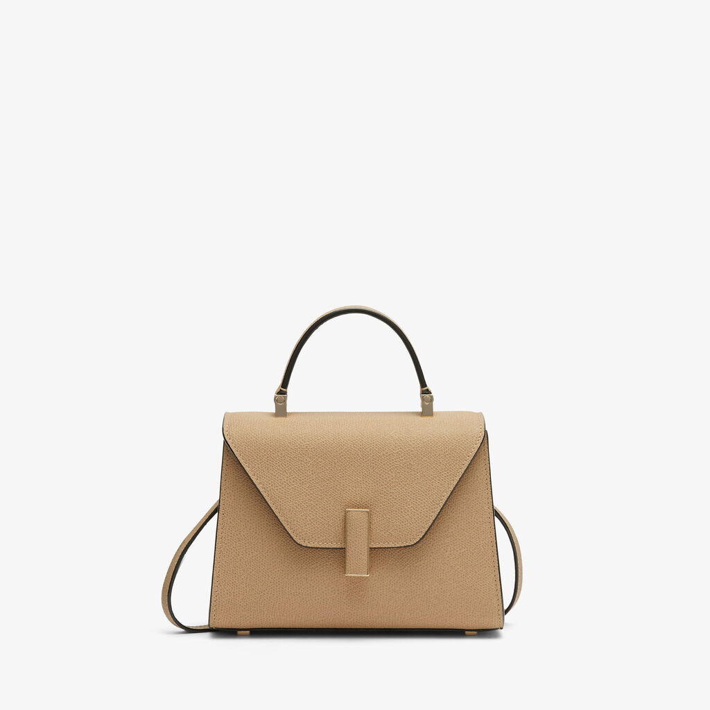 Valextra Borsetta in Pelle Beige con tracolla | Valextra Iside