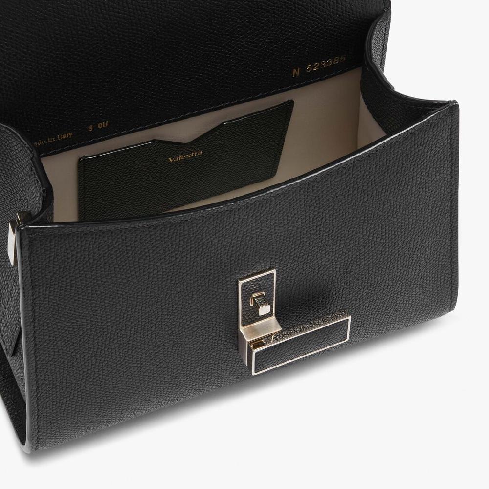 Valextra Borsetta Piccola Micro In Pelle Nera | Valextra Iside