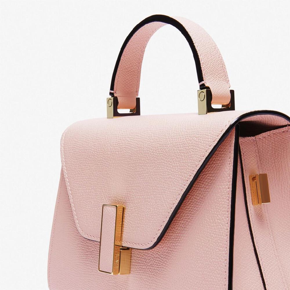 Valextra Borsetta Piccola Micro In Pelle Rosa | Valextra Iside