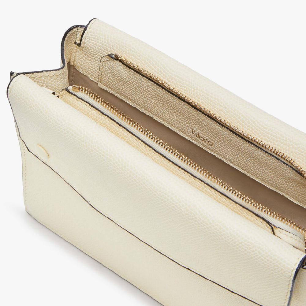 Valextra Borsetta Piccola Mini In Pelle Bianca | Valextra Pocket