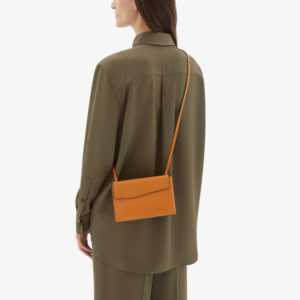 Valextra Borsetta Piccola Mini In Pelle Marrone | Valextra Pocket