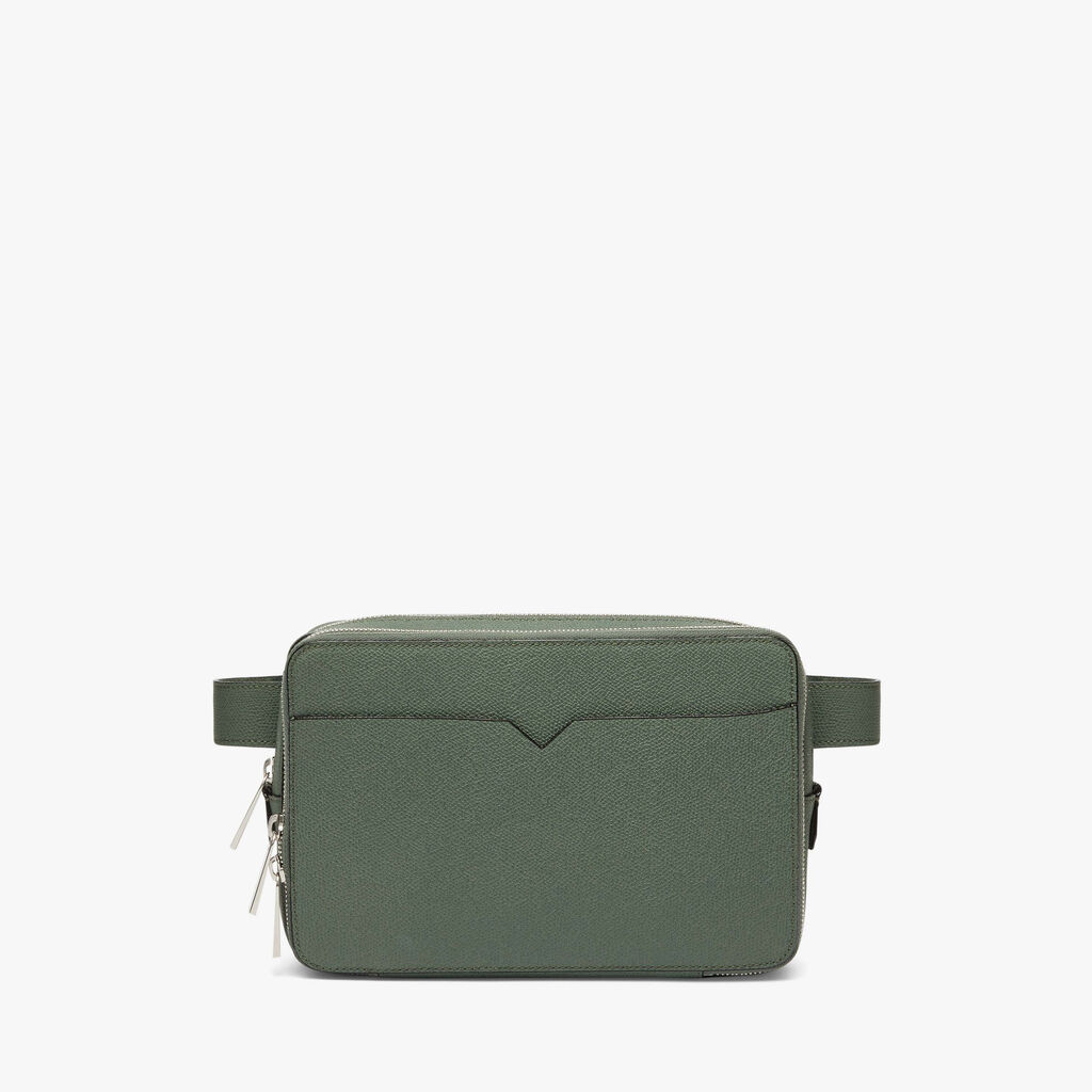 Valextra Bum bag da Uomo in Pelle Verde di Lusso | Valextra V-Line