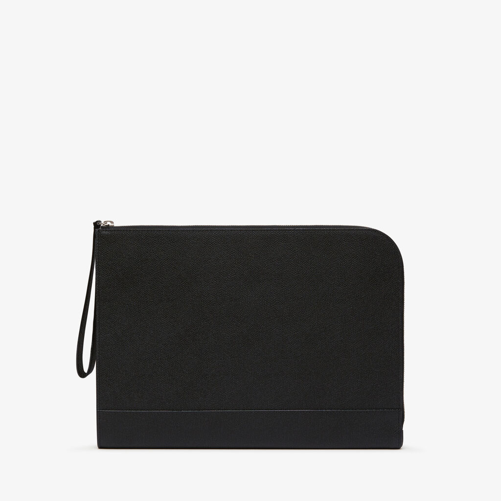 Valextra Busta portadocumenti in Pelle Nera | Valextra My Logo