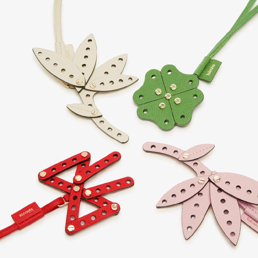 Valextra Charm Engineering Beauty Fiocco | Pelle Di Vitello Millepunte | Rosso Cremisi | Valextra