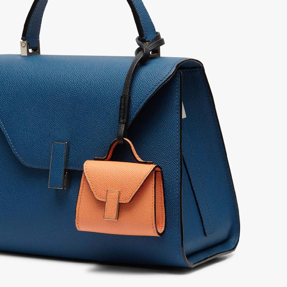 Valextra Charm Per Borsa Da Donna In Pelle Arancione | Valextra Iside