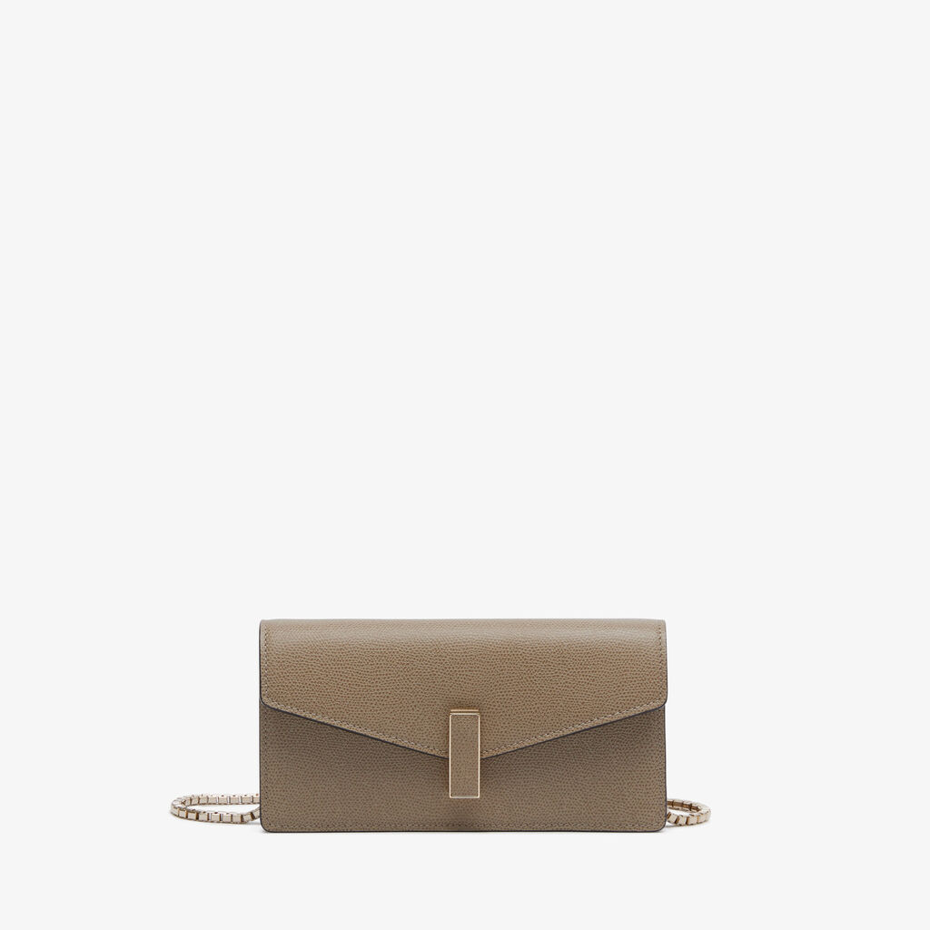 Valextra Clutch da Donna in Pelle Marrone di Lusso | Valextra Iside