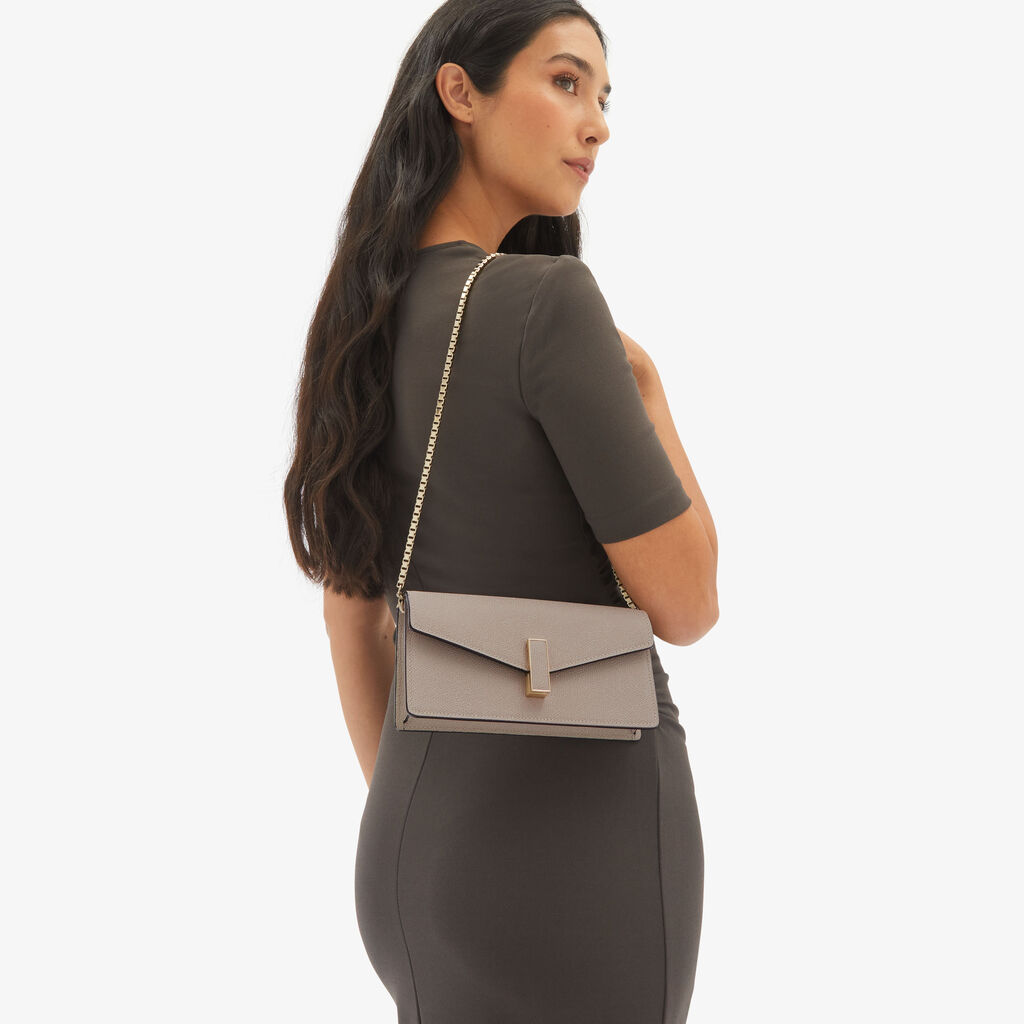 Valextra Clutch Da Donna In Pelle Rosa Di Lusso | Valextra Iside