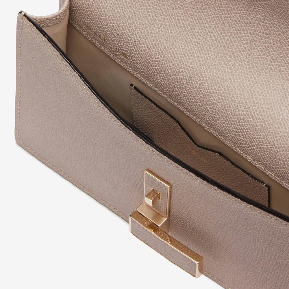 Valextra Clutch Da Donna In Pelle Rosa Di Lusso | Valextra Iside