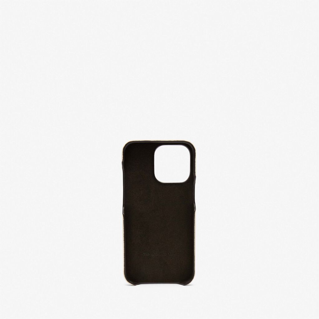 Valextra Cover Rigida Per Iphone 13 Pro In Pelle Bianca | Valextra